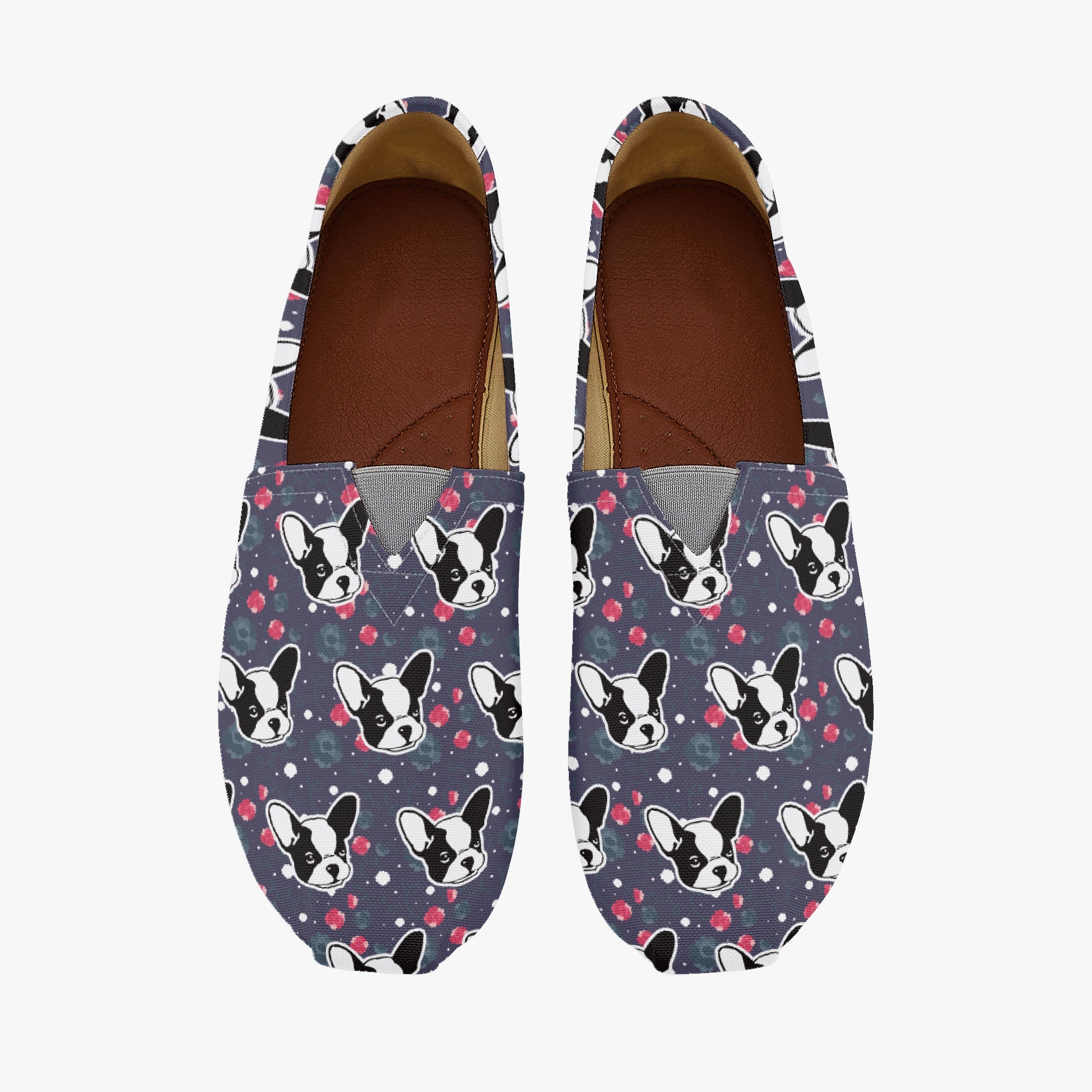 Bulldog Inspired Rain - Everyday Casual Canvas Shoes Everyday Use