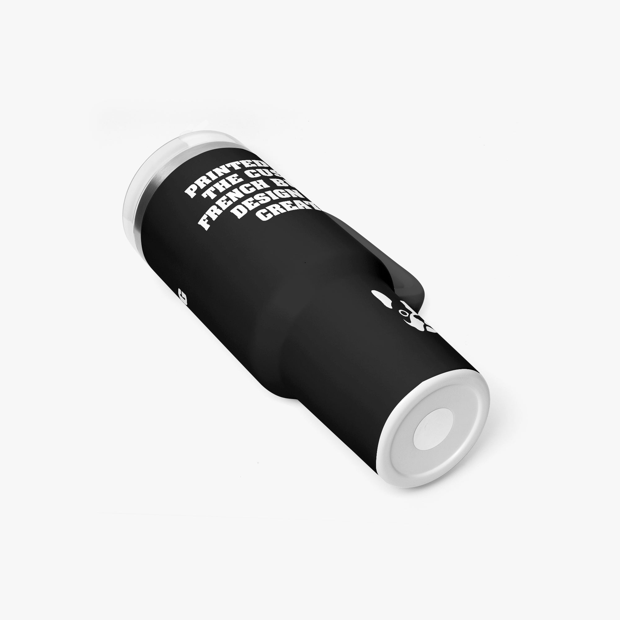 Personalized - Safe Car Tumbler Cup For French Bulldogs