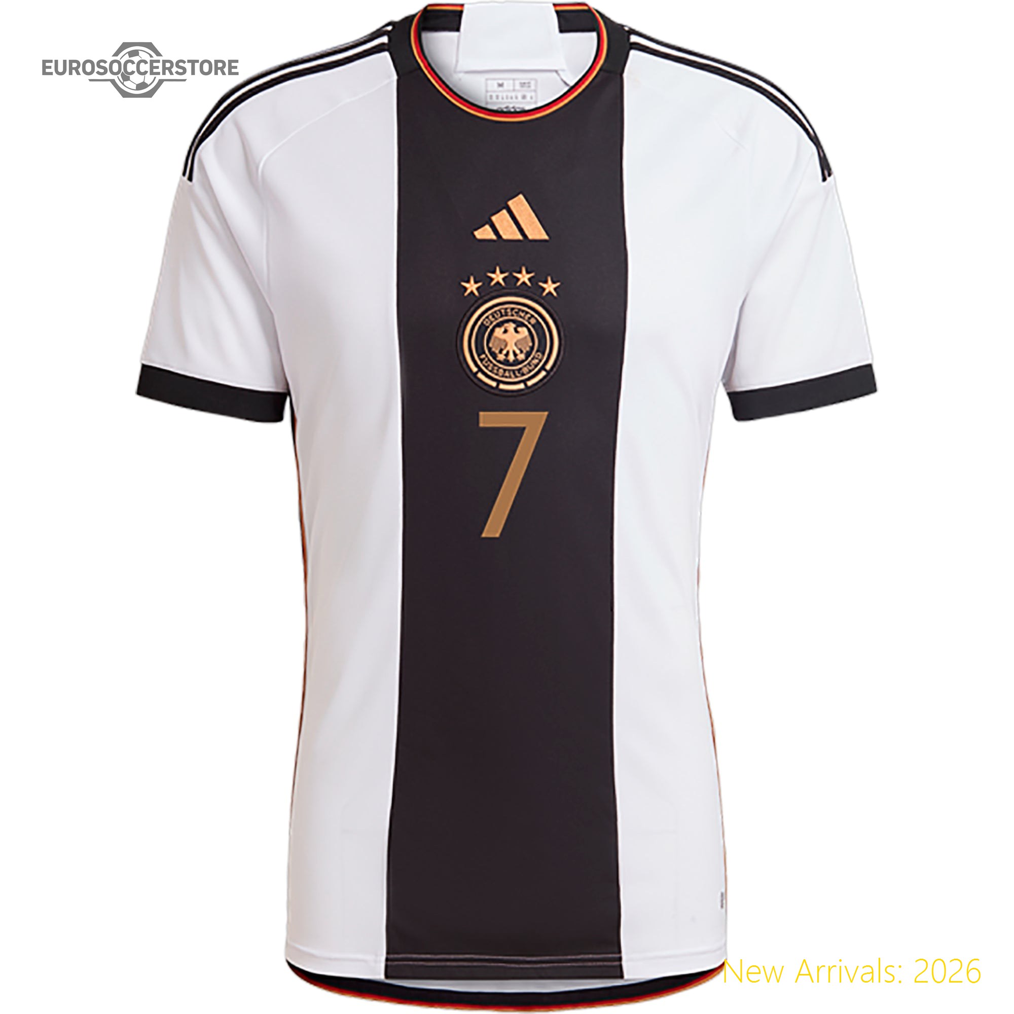 Fashionable Men Premium-quality Ger Soccer Star Home Jersey 2022