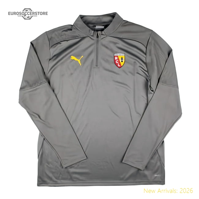 High-Quality 2024-2025 Racing Lens 1/4 Zip Training Top (Cast Iron)