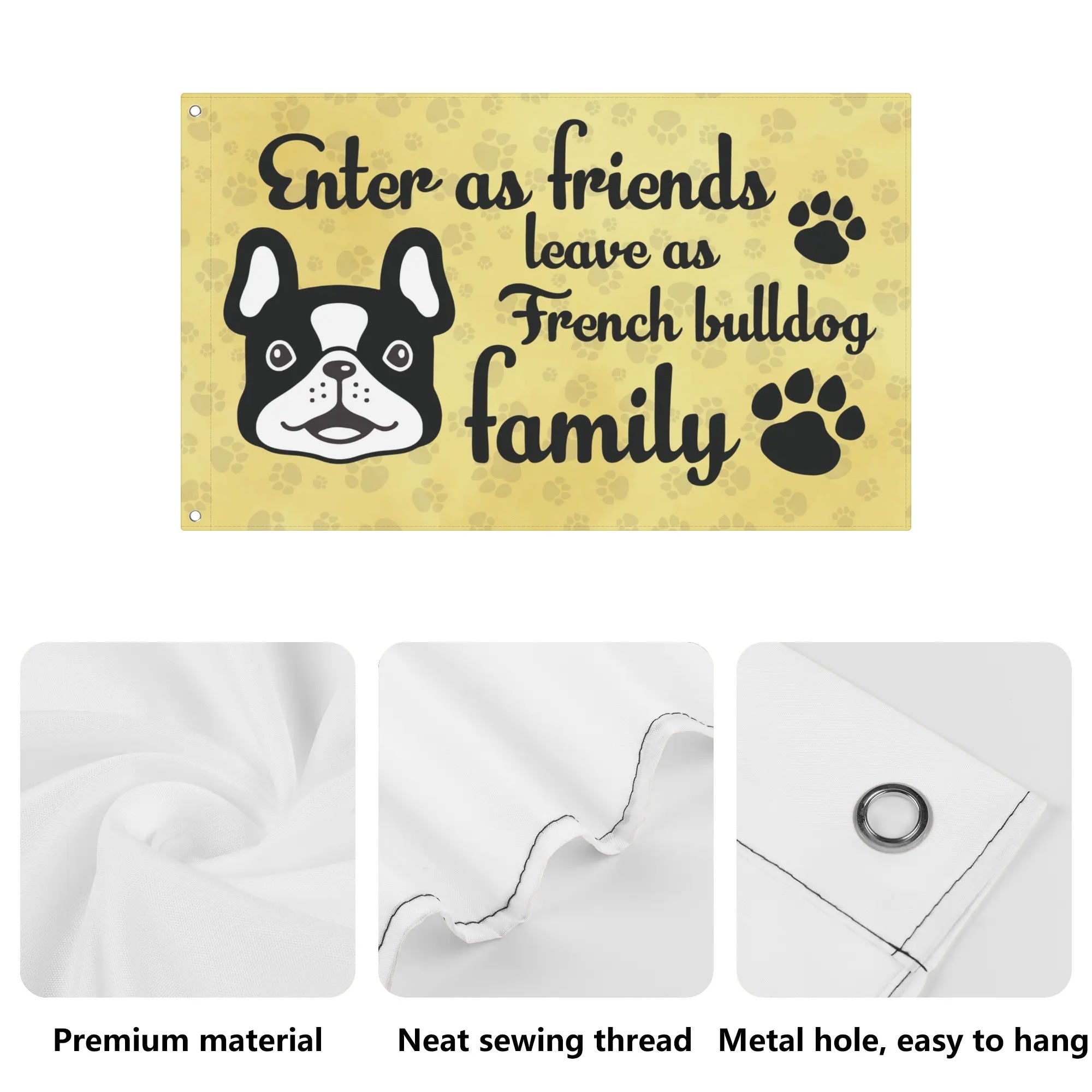 Sophie - Breed-specific Garden Flags For Frenchie Lovers Dog Supplies