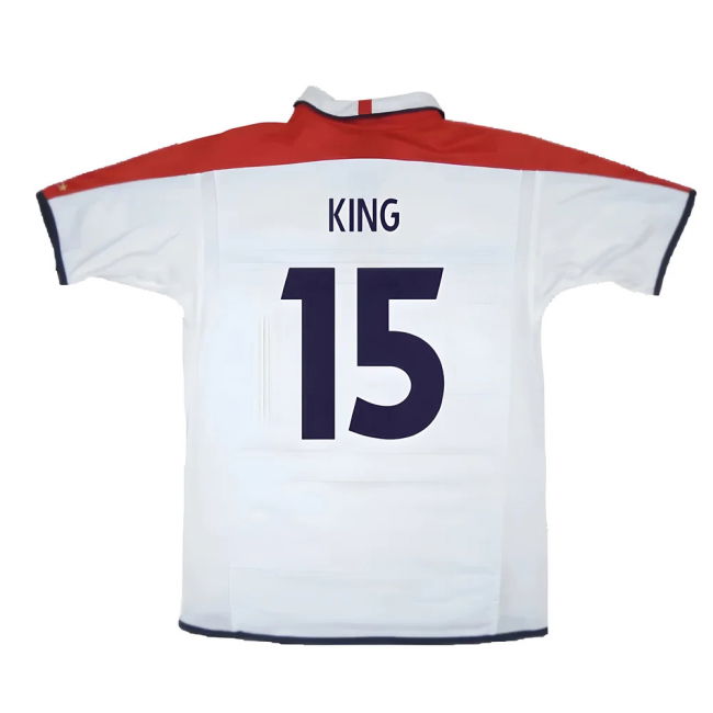 King 15 Player Issue Style England Home Pro Level Shirt 2003-2004