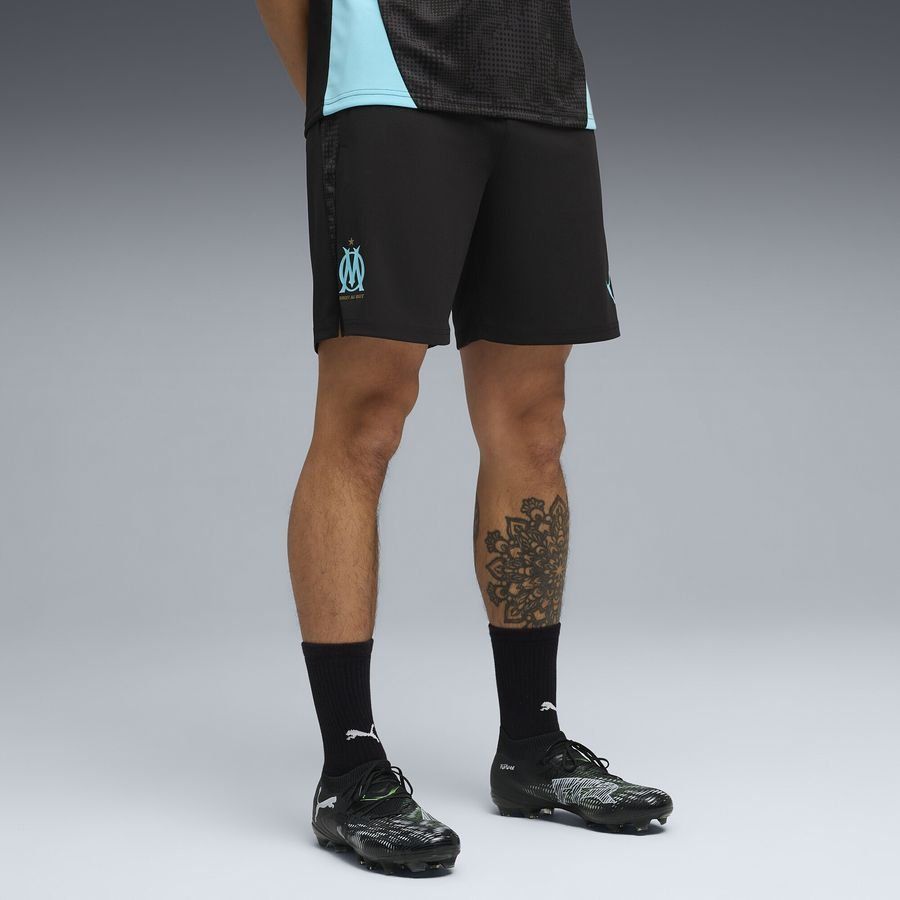 [EFKS] Marseille Shorts Black/Team Aqua Training Uniform