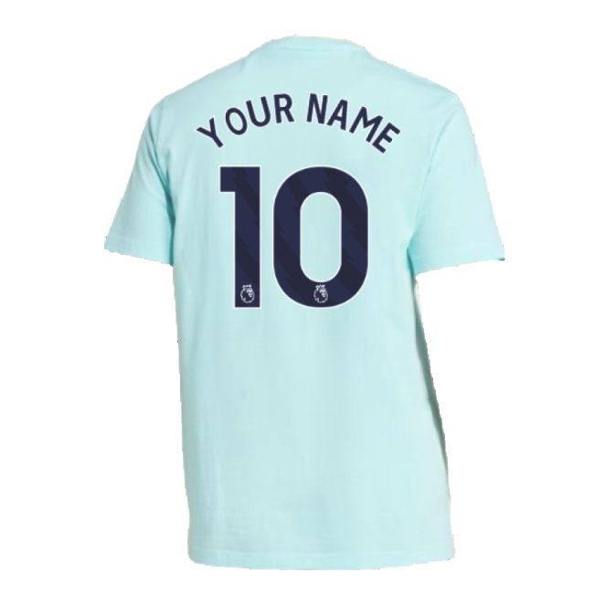 2024-2025 Arsenal Football Club Authentic Home Jersey (Clear Aqua)
