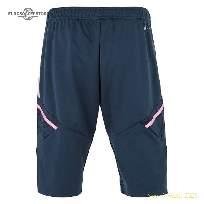 Authentic 2022-2023 Arsenal Three Quarter Length Pants (navy)