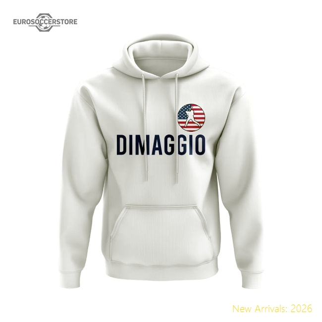 Joe National Teams Dimaggio Usa Name Hoody (White) Xsb (3-4 Years)