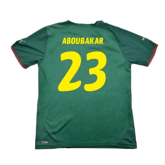 Rare Cameroon Home Unique Shirt 2010-2011 (Aboubakar 23)