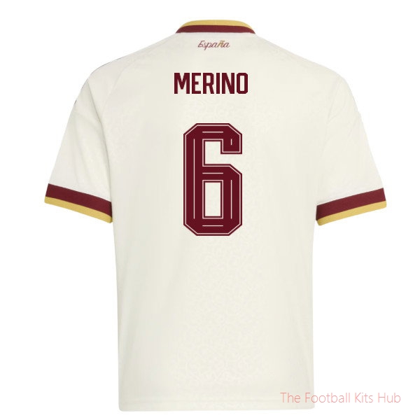 [SJH] 2026/27 Spain Away Shirt (Kids) (Merino 6)