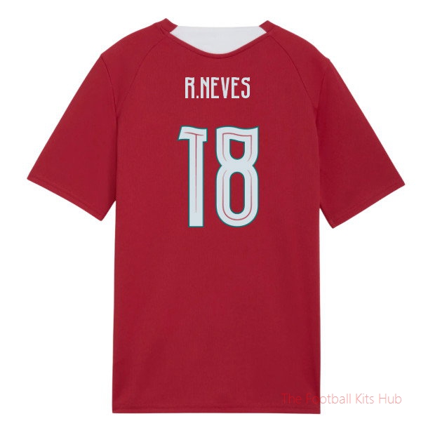 2026-2027 Portugal Training Jersey (Red) - Kids (R.Neves 18)