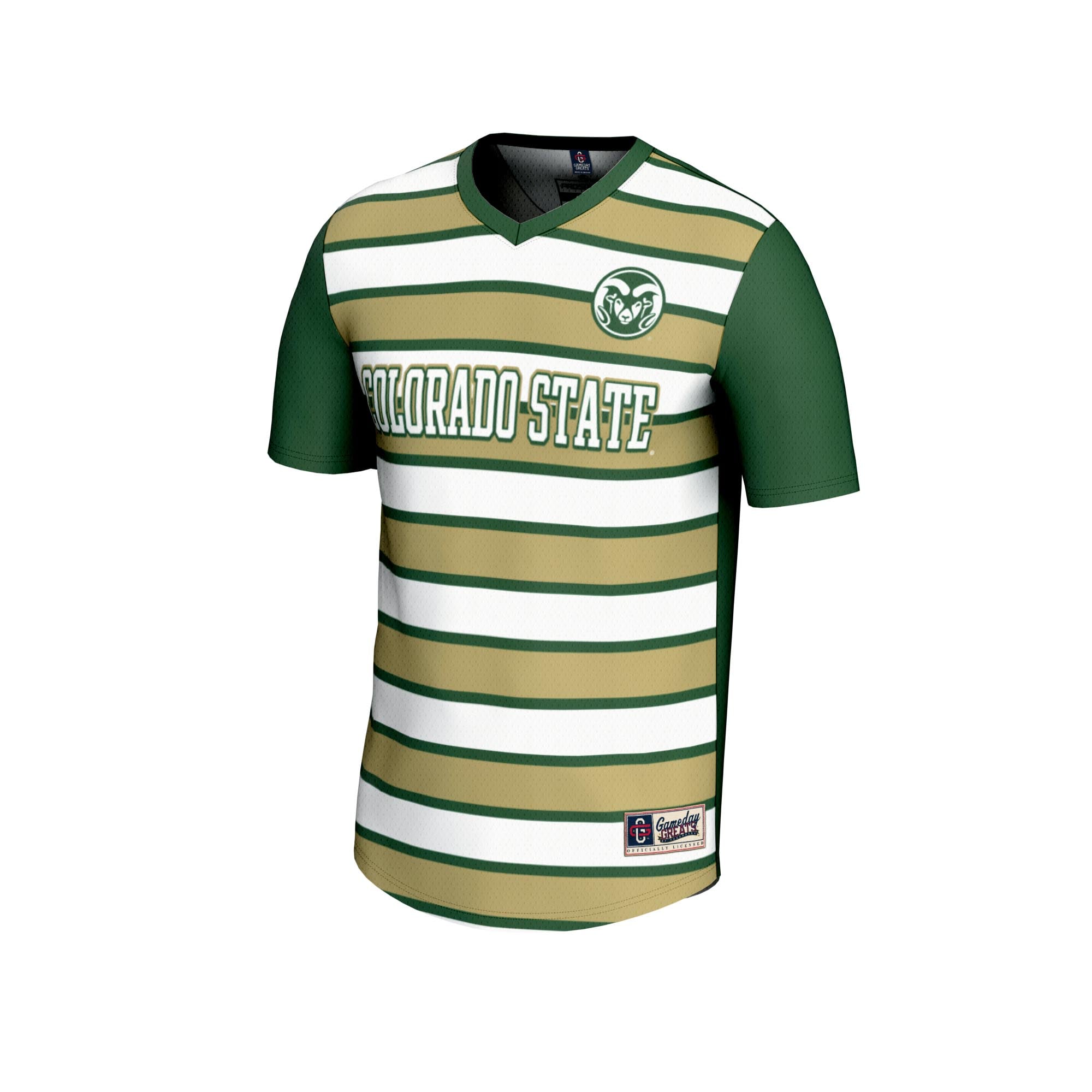 #1 Colorado State Rams GameDay Greats Unisex Lightweight Soccer Fashion Jersey - Green
