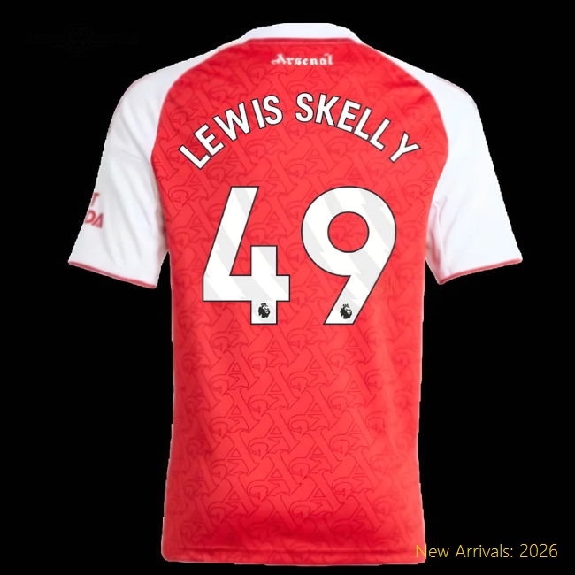 Premium Arsenal Kids Lewis Skelly Jersey 2025-2026 Soft-touch