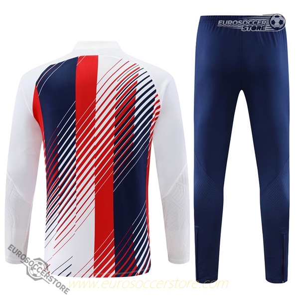 Barcelona 23-24 White Zippered Tracksuit