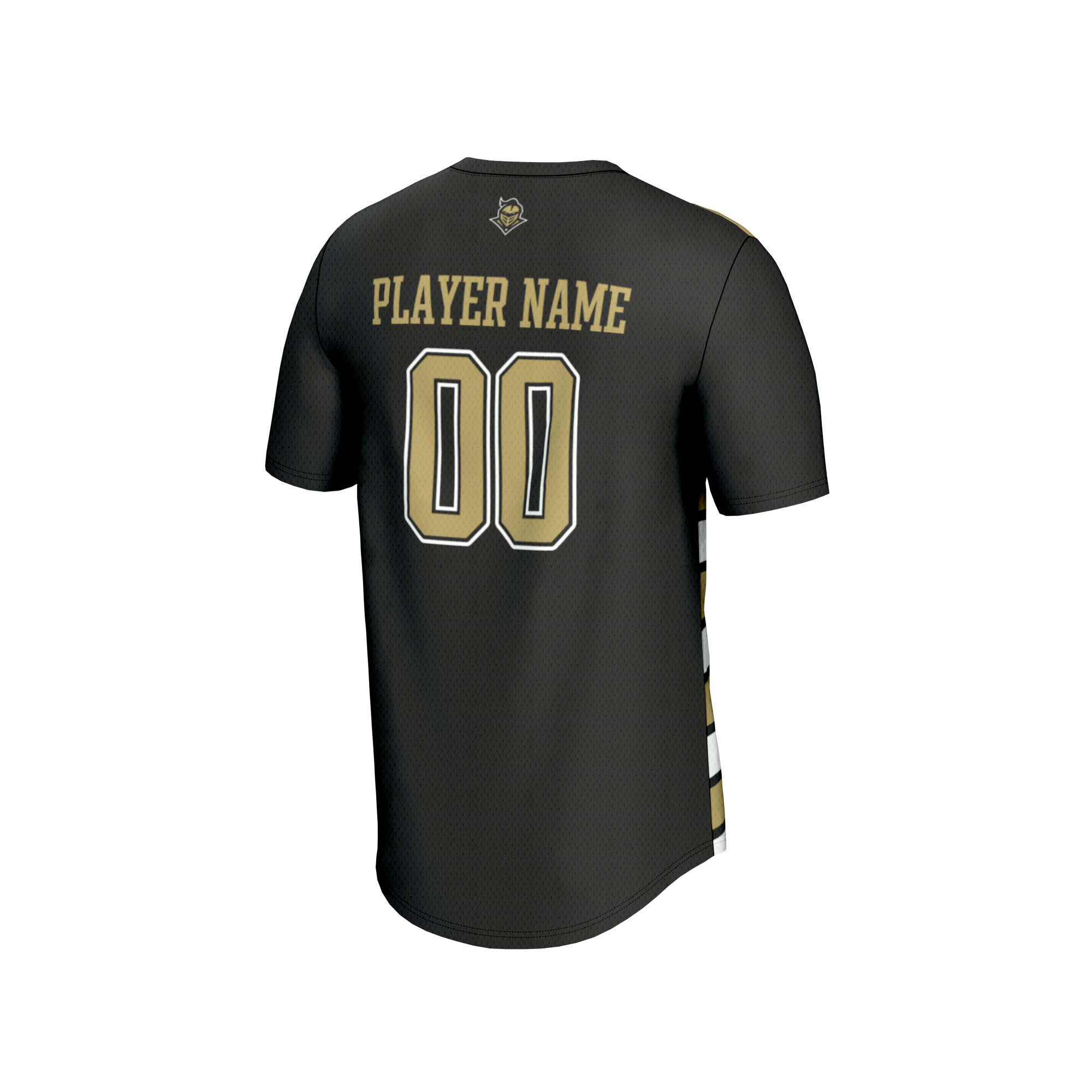 [LK] UCF Knights GameDay Greats Youth NIL Pick-A-Player Collegiate Women's Soccer Lightweight Fashion Jersey - Black/Gold