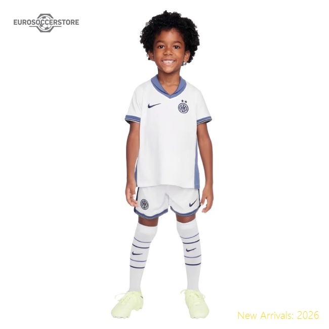 Inter Milan Children 2024 Away Jersey Shirt Football Fan Apparel