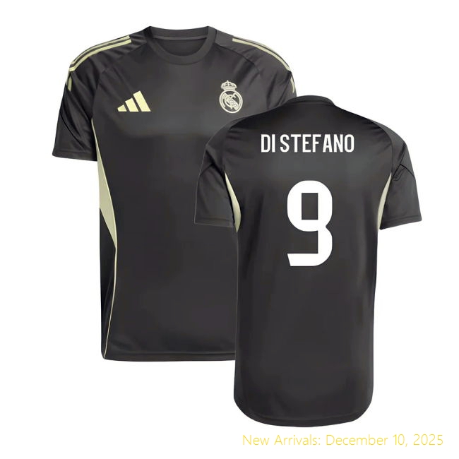 2025-2026 Real Madrid Training Jersey - Genuine Jersey (Di Stefano 9)