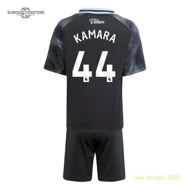 Official 2025-2026 Aston Villa Away Mini Kit (kamara 44) - Premium