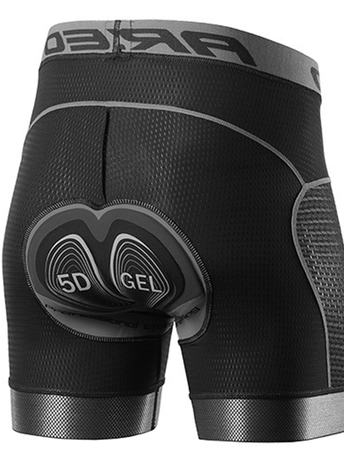 Arsuxeo Men's Cycling Padded Shorts Cycling Underwear Bike Padded Shorts 5D padded Chamois Bottoms Breathable Sweat wicking Sports Solid Color Black Red Gray Bike Wear