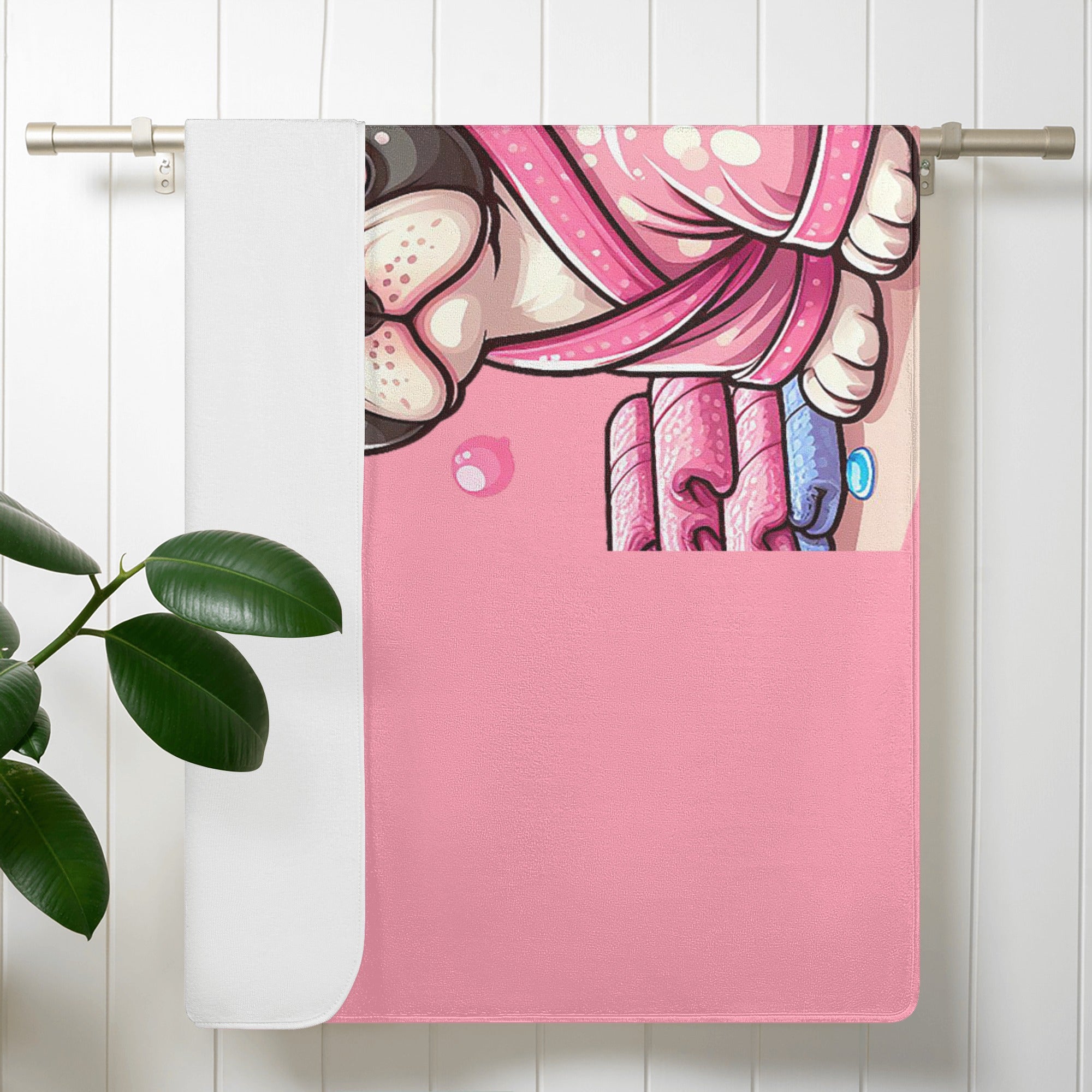 French Bulldog Riley Bath Towel Cute Frenchie Essential