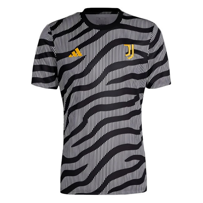 2023-2024 Juventus Pre-Match Shirt (Black)