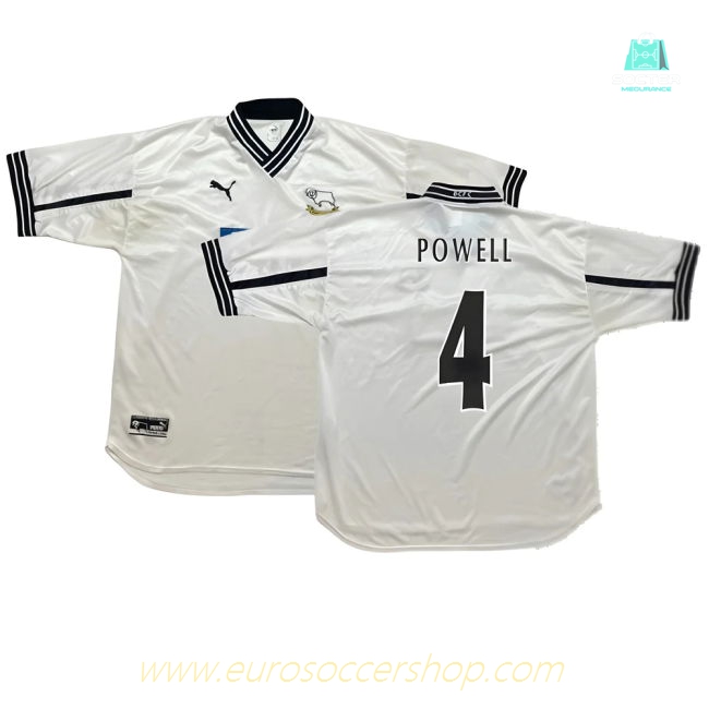 Derby County 1999-00 Home Shirt ((Very Good) XXL) (Powell 4)