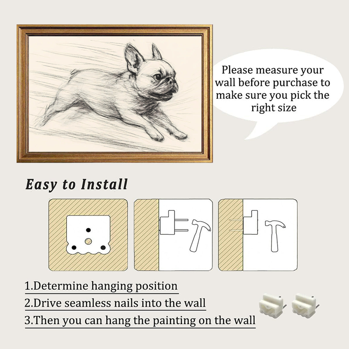 - Frenchie Lover Framed Poster • Wall Decoration Frenchie Themed Wear