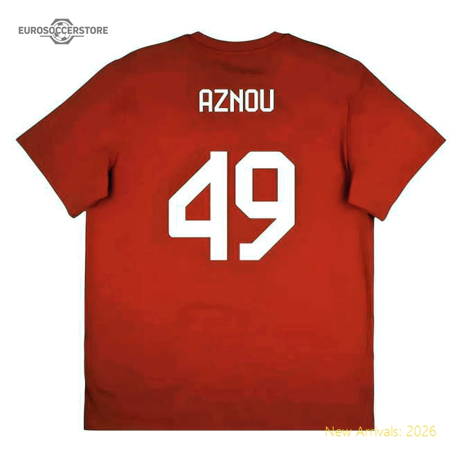 Fan-Favorite 2025-2026 Bayern Munich Seasonal Graphic Tee (Red) (Aznou