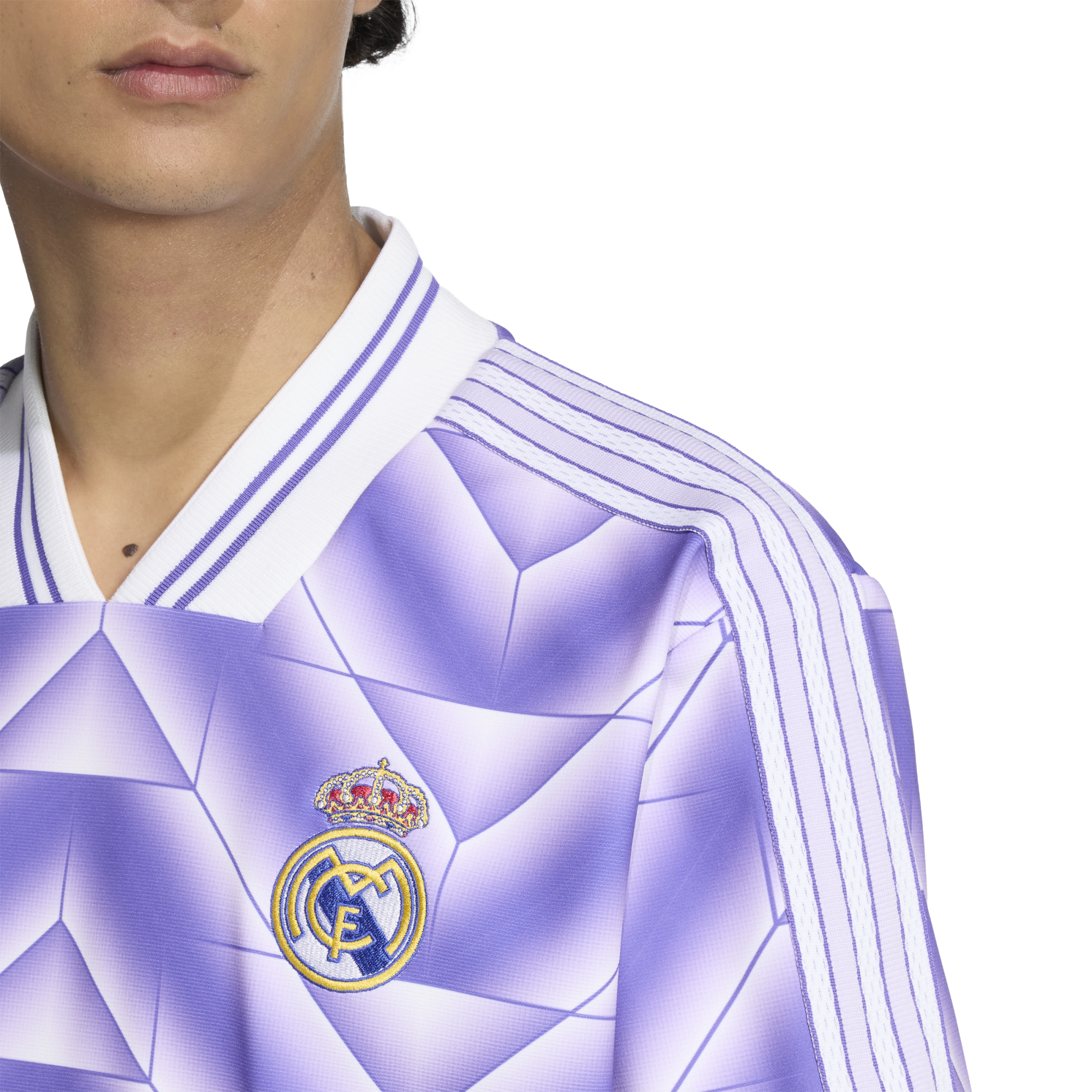 [SJH] Real Madrid Unisex Lifestyler Fashion Jersey - Purple