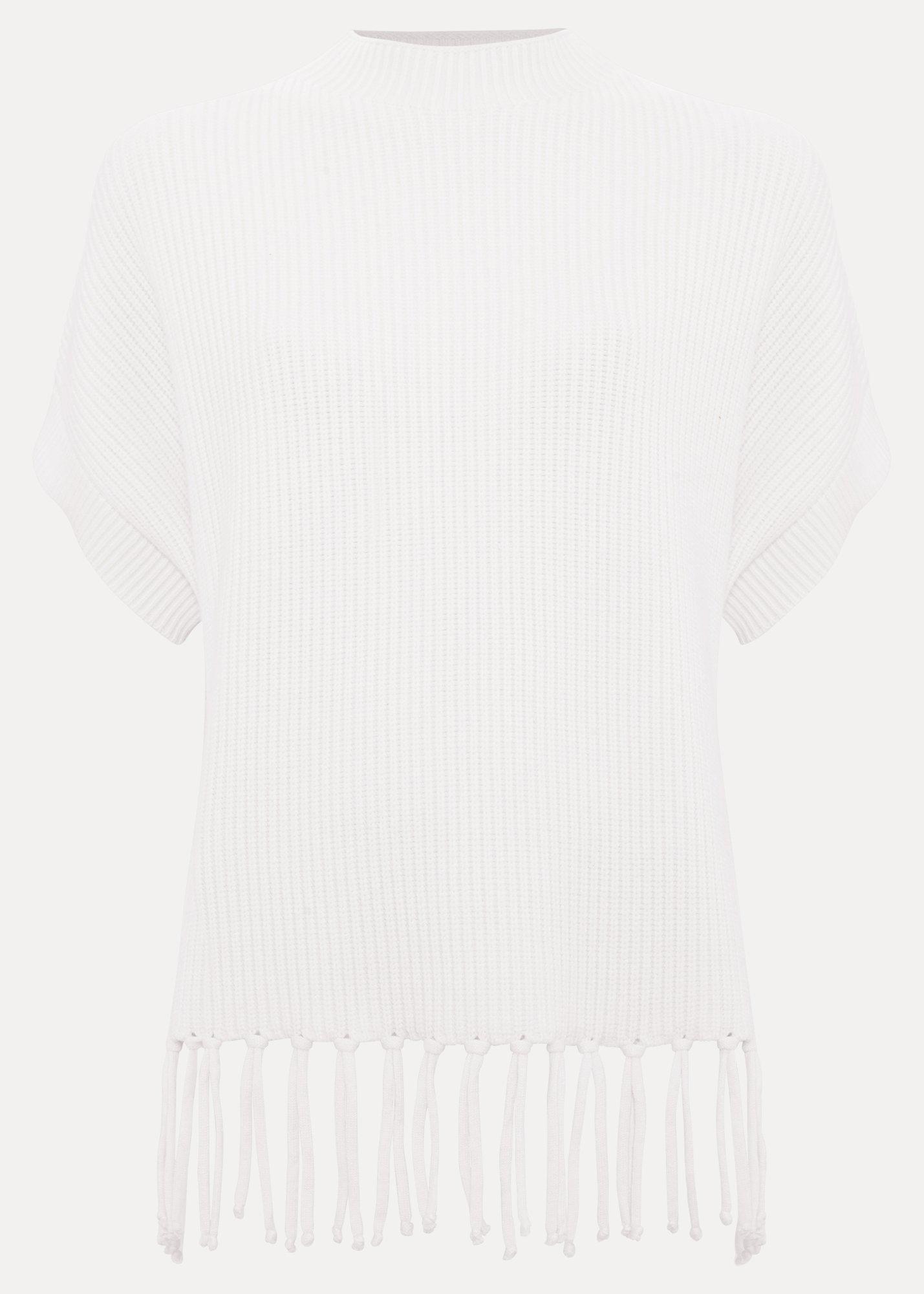 Myleene Fringe Knit Tabard