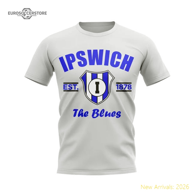 Official Ipswich Established Football T-shirt (white) - Premium