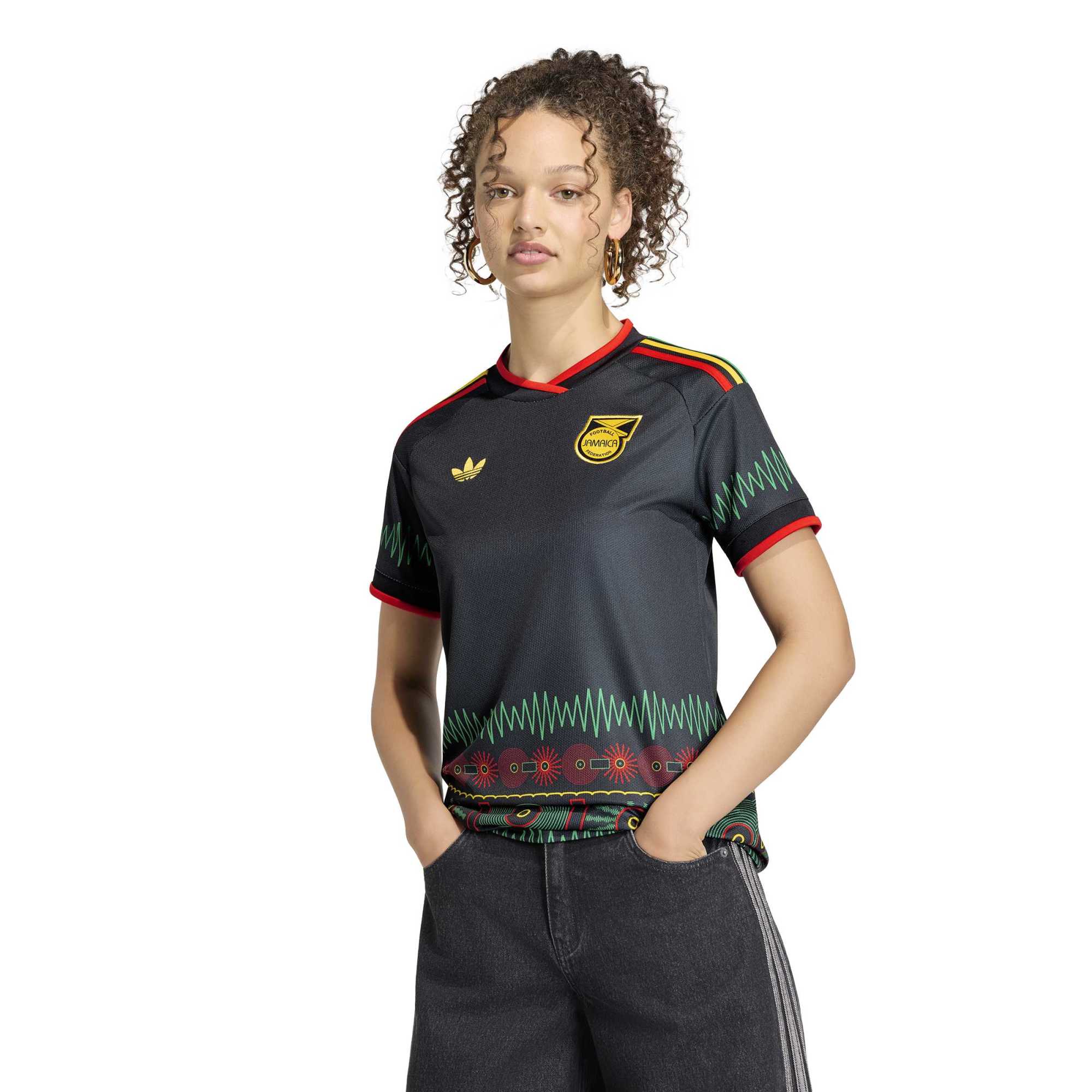 [SJH] Jamaica National Team Women's 2026 Away Replica Jersey - Black