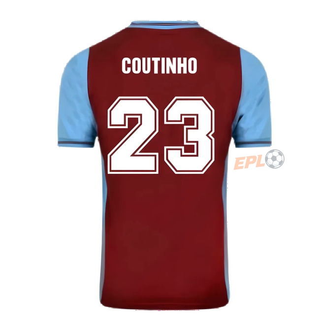 1982 Aston Villa top quality Third Shirt - Adults | authentic