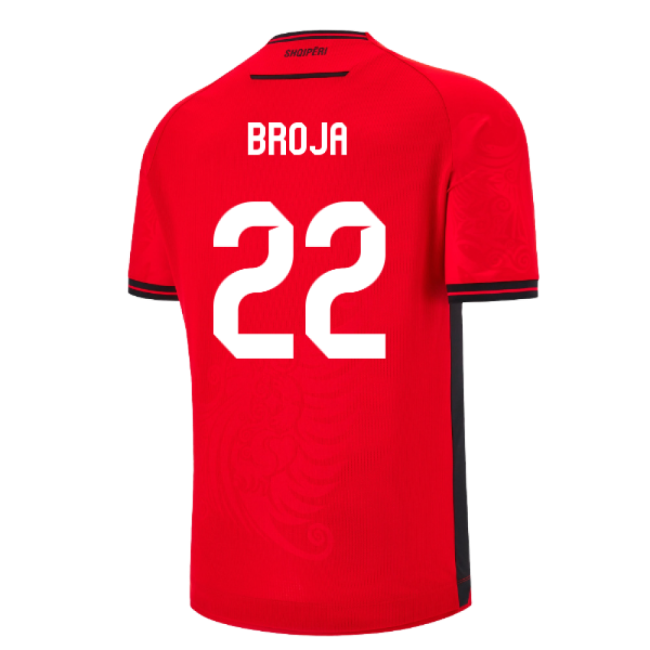 Minimalist 2025-2026 Albania Home Shirt (Broja 22) Cute