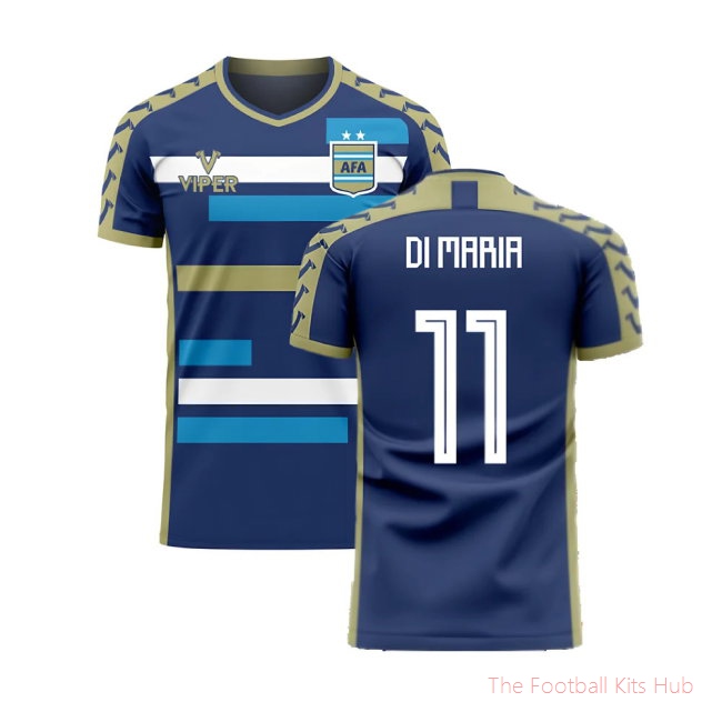 Argentina 2025-2026 Away Concept Football Kit (Viper) (DI MARIA 11)