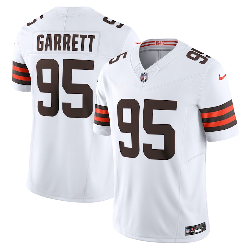 None Myles Garrett CLE Browns Authentic Game Jersey Game Day Wear