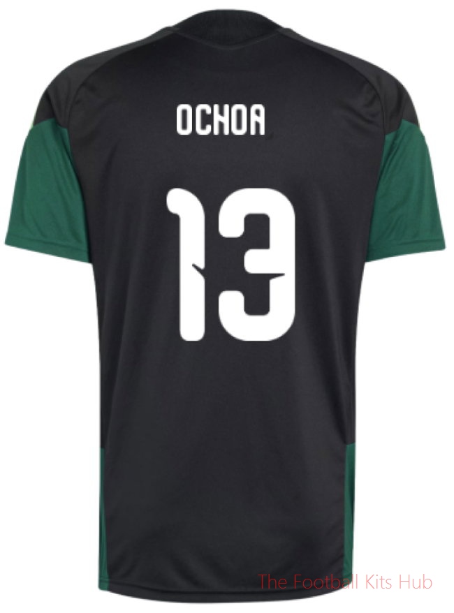 2026-2027 Mexico Training Jersey (Black) (Ochoa 13)