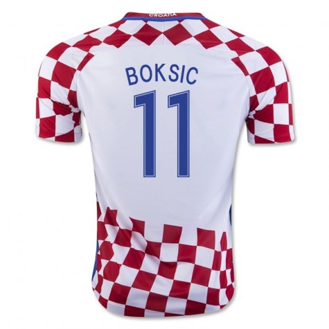 Croatia Home 2016 Boksic 11 Soccer Jersey Shirt - Official Replica