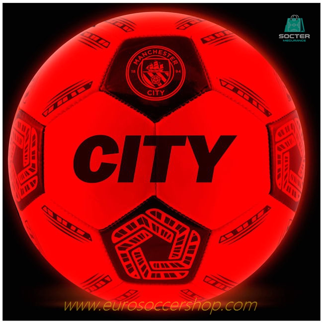 Manchester City FC LED Glow Football