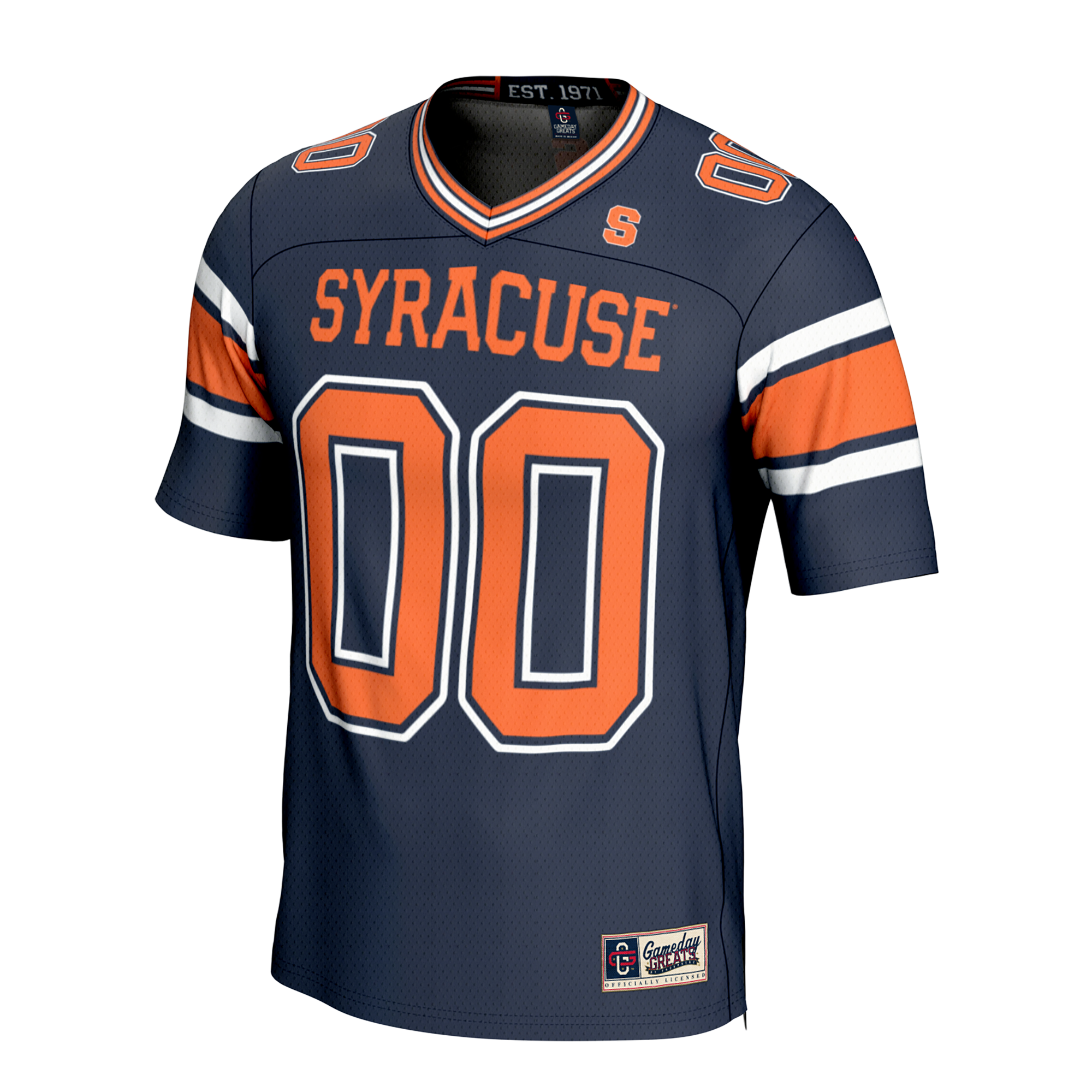Syracuse Orange GameDay Greats Youth NIL Pick-A-Player Lightweight Collegiate Football Fashion Jersey - Navy