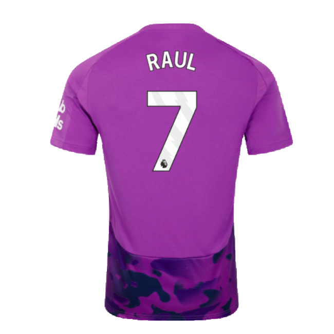 Fulham Top Flight Raul Third Authentic Jersey Smart Fabric