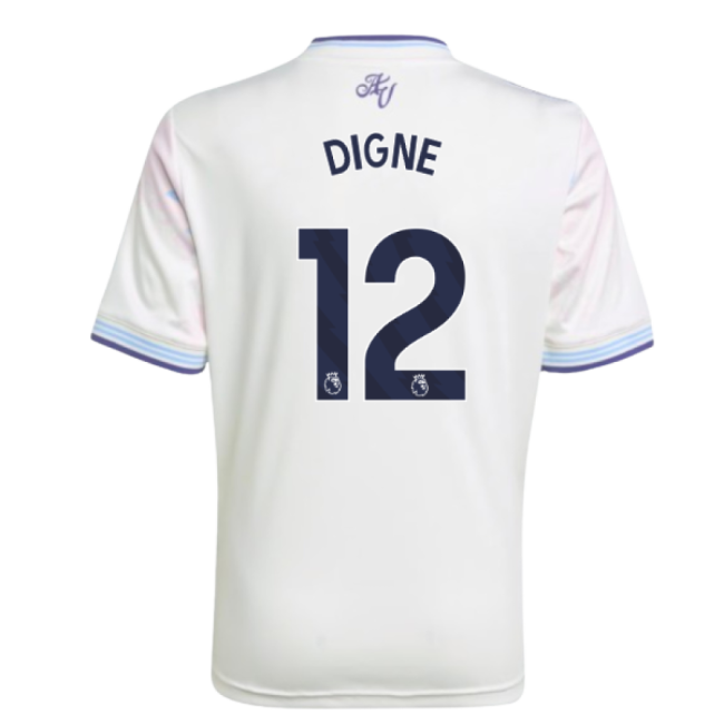 Performance 2025-2026 Aston Villa Third Uniform - Kids Digne 12