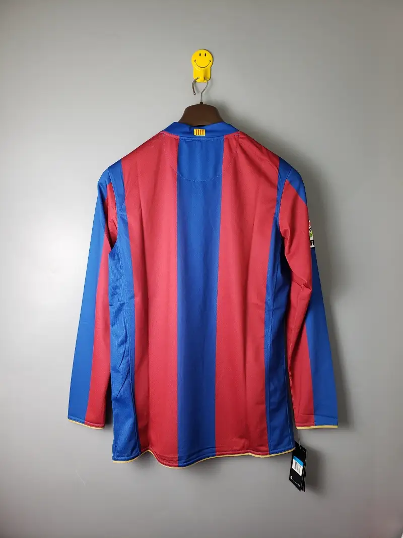 2007-2008 Barcelona Long Sleeve Jersey retro kit