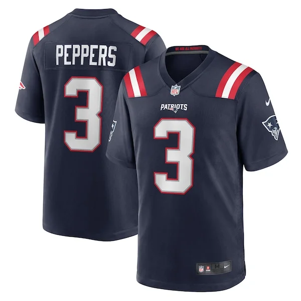 Performance New England Patriots Game Jersey - Premium Navy NFL Fan...