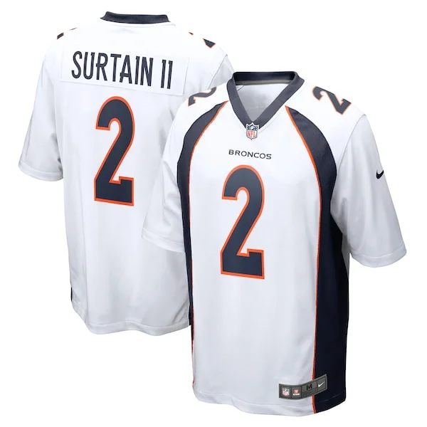 None Patrick Surtain Game Jersey - White | NFL Player Jersey