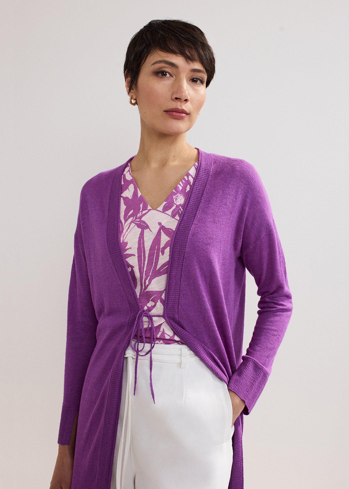 Tasha Linen Longline Cardigan