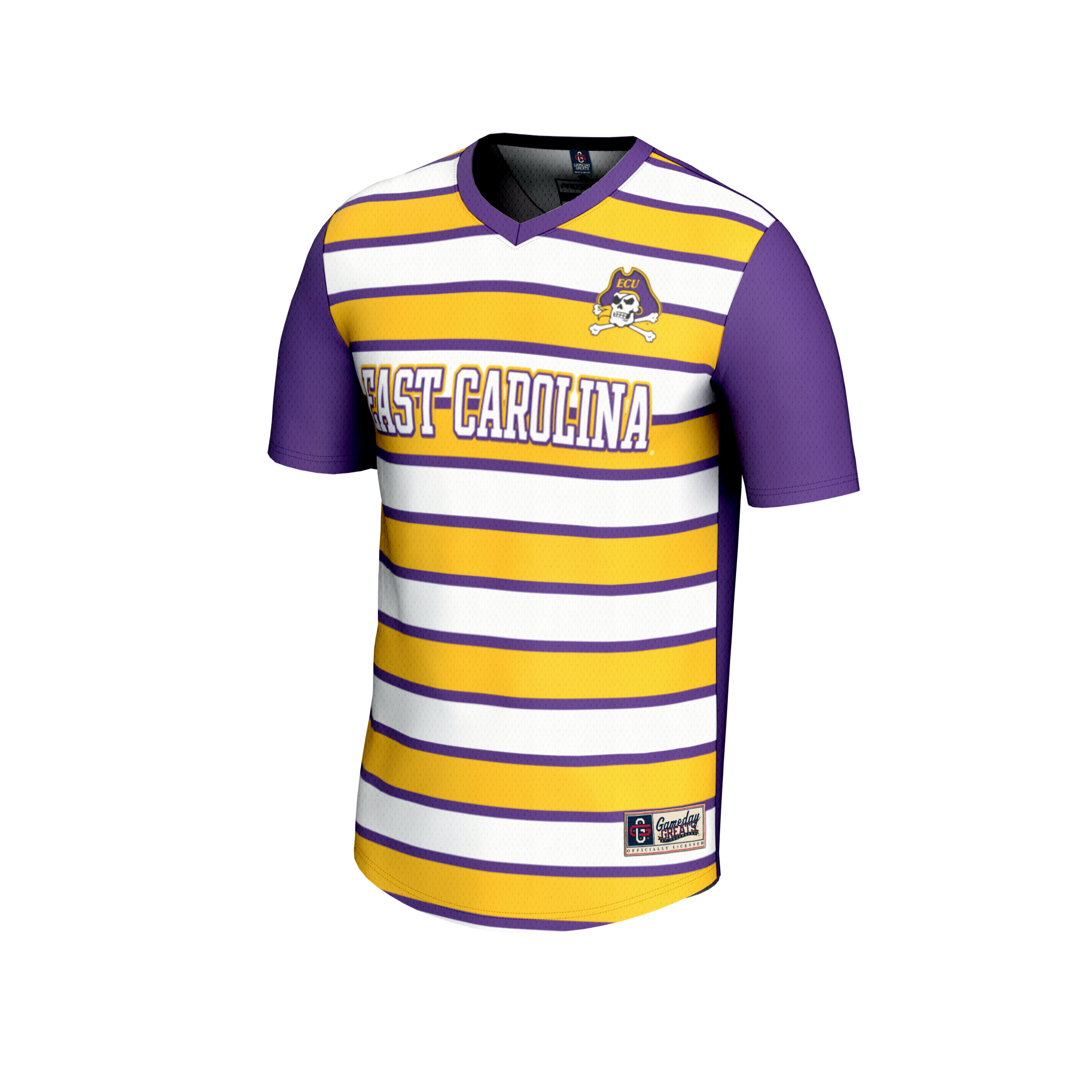 [SJH] ECU Pirates GameDay Greats Unisex NIL Pick-A-Player Collegiate Women's Soccer Lightweight Fashion Jersey - Purple