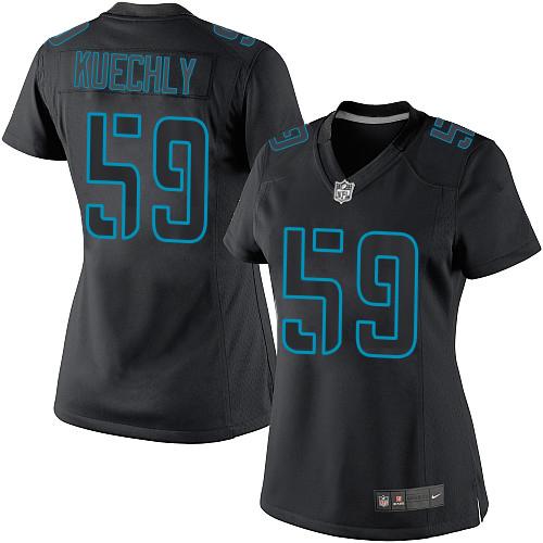 Authentic NFL Carolina Panthers #59 Luke Kuechly Black Limited Jersey