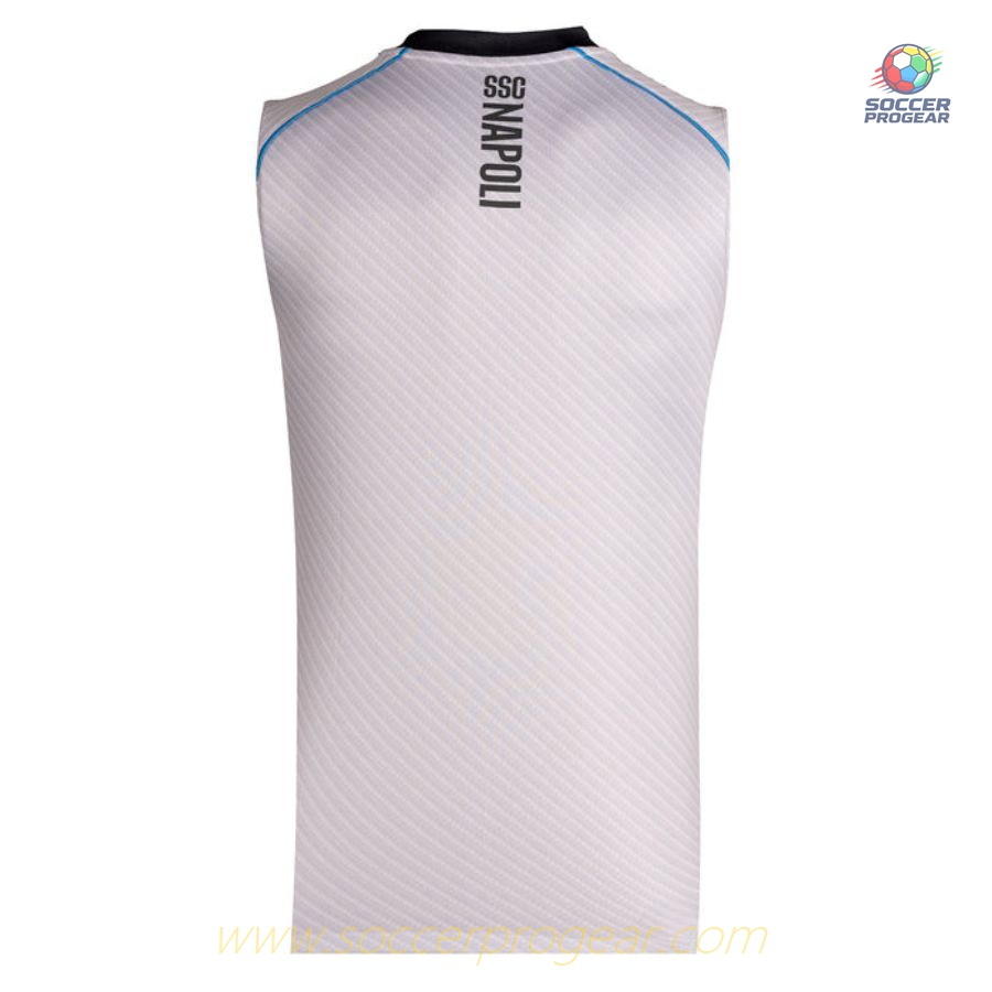 NAPLES 2025/26 Collection TRAINING SILVER SLEEVELESS JERSEY