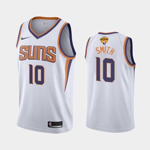 PHX Jalen Smith #10 Superior 2021 Finals NBA Swingman Jersey White