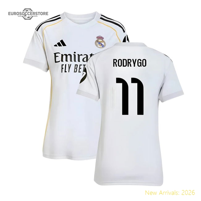 Durable Real Madrid Home Jersey Moisture-wicking Athletic Fit