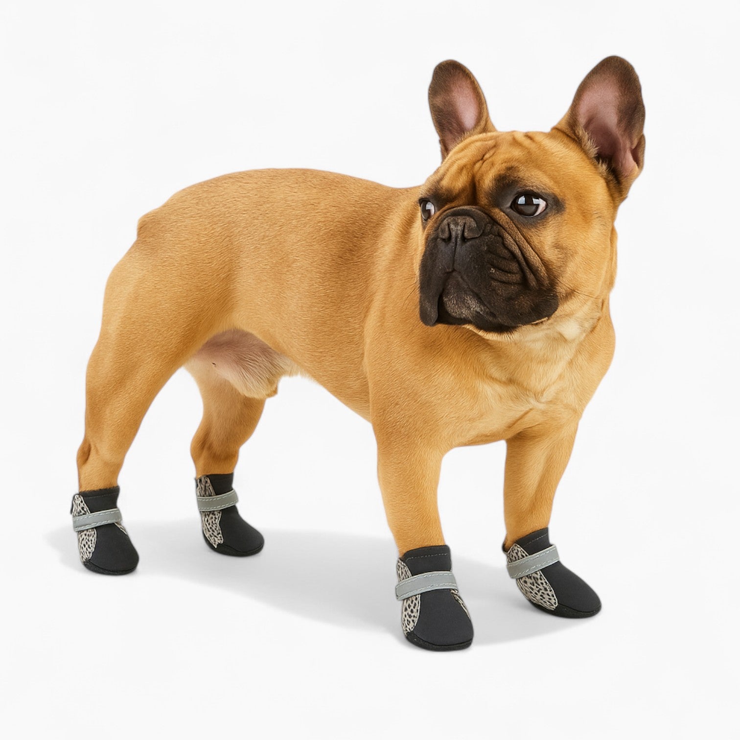 French Bulldog Stickpaw Frenchie Boots – Breathable Non Slip Shoes With